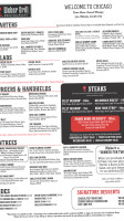 Weber Grill - Chicago menu