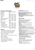 Troy Filling Station menu