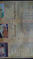 Arturo's Pizzeria menu