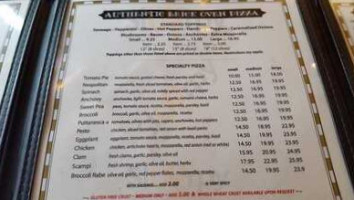 First And Last Tavern Hartford menu