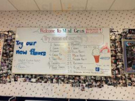 Mardi Gras Homemade Ice Cream menu