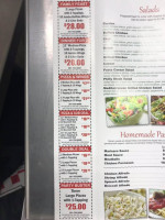 Roma Pizza menu