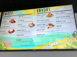 Waffle Love menu