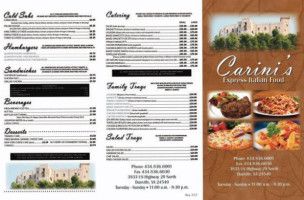 Carini's Express Italian Food food