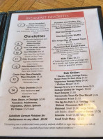 Otis Cafe menu