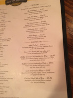 The Tin Whistle menu