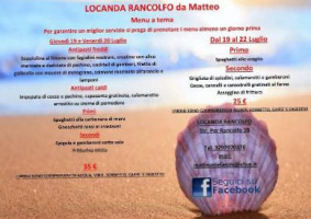 La Locanda Di Braccio Fortebraccio menu