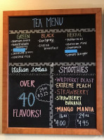 The International Coffee House menu