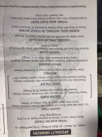 Scott's Meats Deli menu