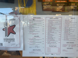 Millbrae Kebabs Gyros menu