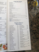 Misaki Sushi menu