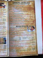 Casa Pelaez Tex Mex menu