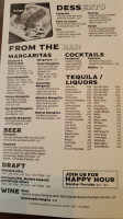 El Agave Mexican menu