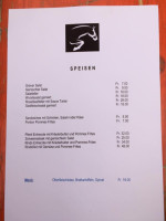 Zur Ranch menu