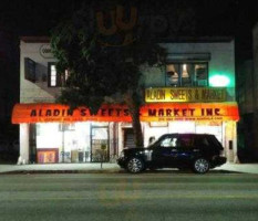 Aladin Sweets Market outside