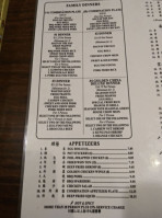 Golden China menu