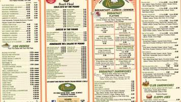 Roosevelt's American Homestyle Deli menu