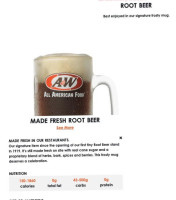 A&W Restaurant food