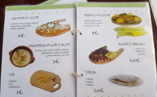 Letni Vrt Pr Jakču Franci Rutar S.p. menu