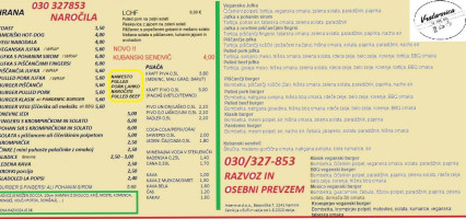 Vratarnica Kamnik menu