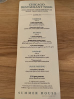 Summer House Santa Monica menu