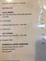 Queen Of Sheba Ethiopian Cuisine menu