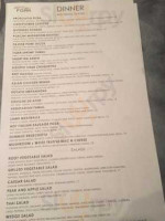 The Twisted Fork menu