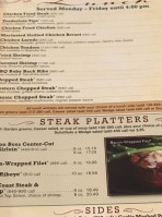 Saltgrass Steak House menu