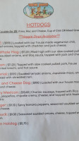 Ukee Dogs menu