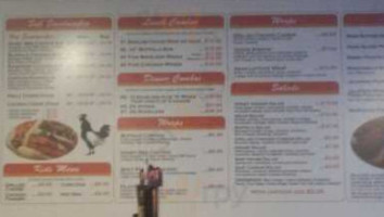 Wing Itz menu