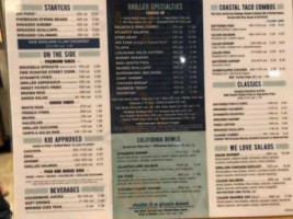 California Fish Grill menu