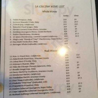 La Cucina menu