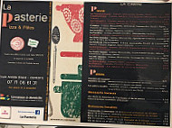 La Pasterie menu