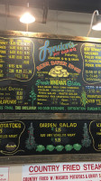 Lyndon's Pit -b-q. menu