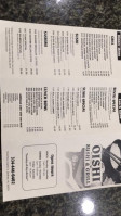 Oishi Sushi And Grill menu