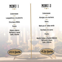 Mesón Boiro menu