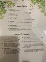 Vegan Tree menu