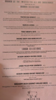 Twisted Pig Ale Smokehouse menu