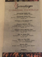 Sarandonga menu