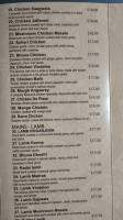 Mini India Takeaway menu