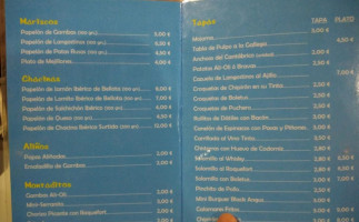 Maresa menu