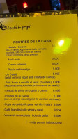 Totsompops menu