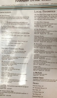 Hawaiian Style Grill menu