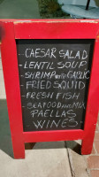 La Paella menu