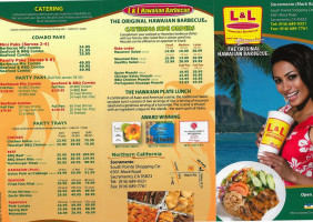 L L Hawaiian Bbq food