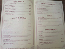 Jk Kabab House menu