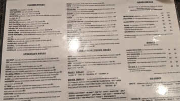 Riki Sushi menu