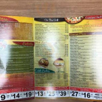 Milano Pizza Cafe menu