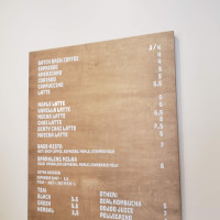 Milka Coffee Roasters menu