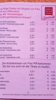 Kaplan Am Kurpark – Cafe-konditorei menu